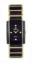 Jules Jurgensen Men's Black Diamond Accented Watch #5214