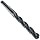 Cleveland 2470 High Speed Steel Taper Shank Core Drill Bit, 4 Flute, Black Oxide, Morse Taper Shank, 118 Degree Conventional Point