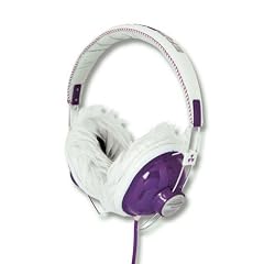 IFROGZ EarPollution Throw Bax-Traube mit weissen flaumigen Kissen 3,5mm Stecker Retro-Design metallisches Gehaeuse woelbbare anpassb