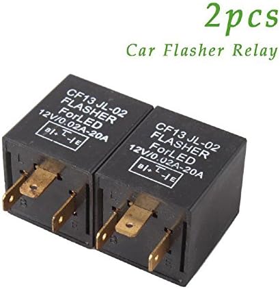 SINEDY 2Pcs 3Pin CF13 JL-02 Car Flasher Relay Practical Useful