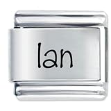 Name Ian Italian Charms Bracelet Link