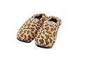 Hausschuhe zum Erw&auml;rmen in der Mikrowelle Leopard L