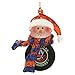 SC Sports New York Islanders Striped Snowman Puck Ornament 2-pack