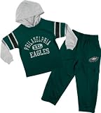 Philadelphia Eagles Infant Faux Layered Jersey and Pant Set