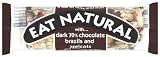 Eat Natural with Dark 70% Chocolate, Brazils and Apricots 45 g (Pack of 12)