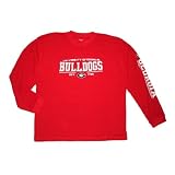 Mens NCAA Georgia Bulldogs Comfortable Fit Long Sleeve Pullover Sweater / Jersey - Red (Size: 2XL)