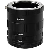 Fotodiox Nikon Macro Extension Tube Kit for Nikon Cameras, Extreme Close-ups