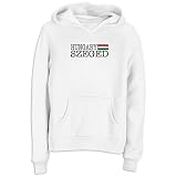 Sweatshirt Woman White Elegant Flag 