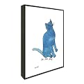 One Blue Pussycat, 1954 Pop Art - 14x11"