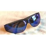 Motorcycle Riding Sunglasses - Plasma Cobalt Mirror