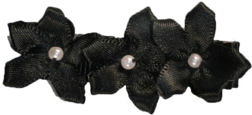 Click here to buy Posies Accessories Hair Clippies Three Pretty Pearls Black.