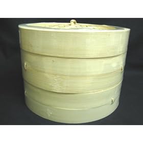 Bamboo Steamer Set, 10 inch by Bamboo Steamer