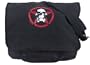 Black Vintage Paratrooper Bag-skull Red Star