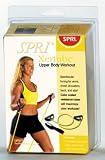 SPRI ES499R Xertube Resistance Band with Door Attachment and Exercise Charts (Yellow, Very Light)
