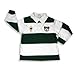 City College by Wes and Willy - Boys Long Sleeved Rugby Style Top, Green, White