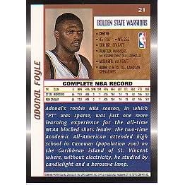 1998-99 Topps #21 Adonal Foyle