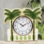 Palm Tree Ceramic Clock