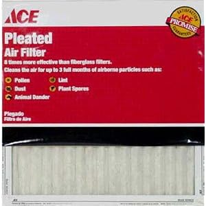 12 Each Ace Pleated Furnace Air Filter
