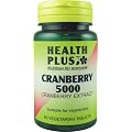 Health Plus Cranberry Digestive Health Plant Supplement 5000mg (60 Tablets)