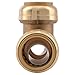 SharkBite 1 Inch Tee, Push to Connect Brass Plumbing Fitting, PEX Pipe, Copper, CPVC, PE-RT, HDPE, U374LFA