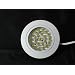 INDA LED M�bel Einbauleuchte silber, 24 flg. 12V DC 1,65W WARMWEISS