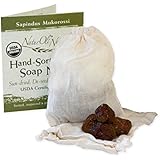 NaturOli Soap Nuts / Soap Berries. 23+ LOADS! - USDA Organic laundry soap, natural detergent & cleaner. Select seedless. Heavy-duty wash bag + 8-pg info & instr.