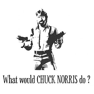 What would CHUCK NORRIS do ? T-Shirt gelb / schwarz