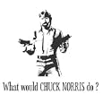 What would CHUCK NORRIS do ? T-Shirt gelb / schwarz
