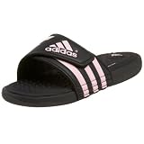 ADIDAS WOMENS ADISSAGE FITFOAM SANDALS BLACK PINK SIZE 6