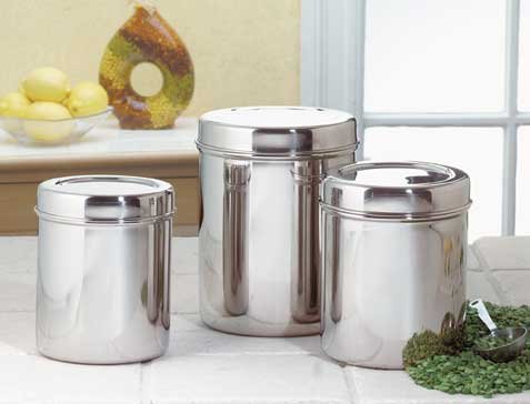 STAINLESS STEEL CANISTERS