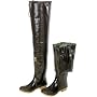 Hodgman� Caster� Rubber Hip Waders w/ Cleated Soles Green