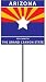 Arizona Sign - 24"H x 14"W - Peel and Stick Wall Decal by Wallmonkeys