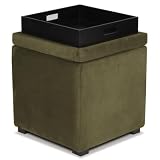 Detour Storage Cube With Tray 18hx17w Olive