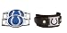 Indianapolis Colts Italian Leather Cuff Bracelet/Shoe Thingz Charm Package