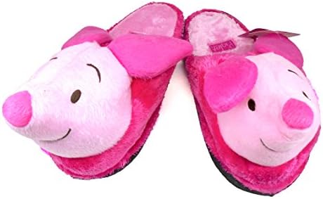Gangtoys Fur Soft Plush Piglet Slippers Shoes for Women Men Adult, 8 D(m) Us" c