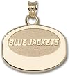 Columbus "Bluejackets" New Puck 1/2" Charm/Pendant -14K/10K, Stainless Steel or Gold Plated