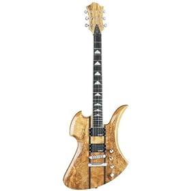B.C. Rich Exotic Classic Mockingbird Electric Guitar - Spalted Maple, Left-Handed by 