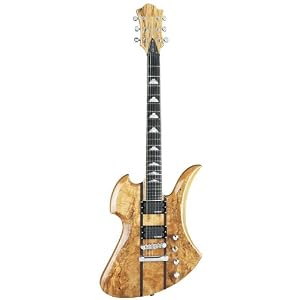 B.C. Rich Exotic Classic Mockingbird Electric Guitar - Spalted Maple, Left-Handed by 