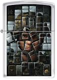 Zippo Custom Lighter - America Military Reflection RARE