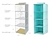 iwill CREATE PRO Hanging Storage Organizer Bag for Seasonal Garments, 4-Layer Compartments, A Drawer for Private Accessories, Enlarge Your Closet Space, Green
