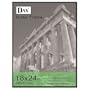 Dax Mfg Coloredge Poster Frame W/Plexiglas Window, 18 X 24, Clear Face/Black Border