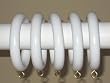 1-3/8" Solid Wood Drapery Rings in White Finish [CAPITOL CITY LUMBER]