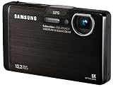 Samsung ST1000 Digitalkamera (12 Megapixel, 5-fach Zoom, 8,9 cm (3,5 Zoll) Touchscreen, WiFi, Bluetooth, GPS, Geotagging, Online File Sharing) black - 