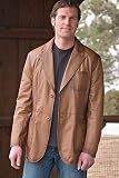 Oiled Lamb 2 Button Leather Blazer