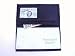 Mens Ladies Black Leather "All-in-one" Checkbook Lamb Wallet 174