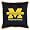Michigan Wolverines Sideline Pillow (22x22) NCAA