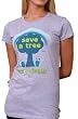 David & Golitath SAVE A TREE Junior's T-shirt- Choice of Sizes