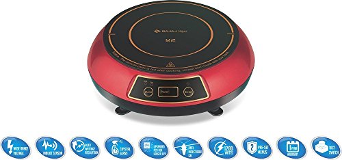 Buy Bajaj 1200 Watt Induction Cooktop Red Black On Amazon