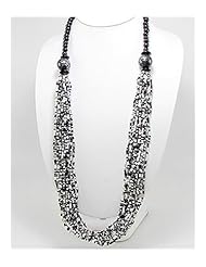 Black Seed Bead Necklace