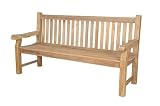 Anderson Teak BH-706S Devonshire 4-Seater Extra Thick Bench